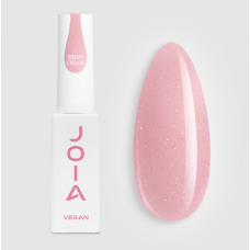 Камуфлююча каучукова база /світло-рожева з блискітками/ /JOIA Vegan BB Cream Base Shiny Cream/